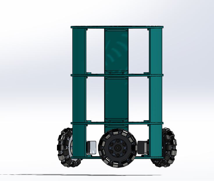不同形状的机器人火车三角轮Omni